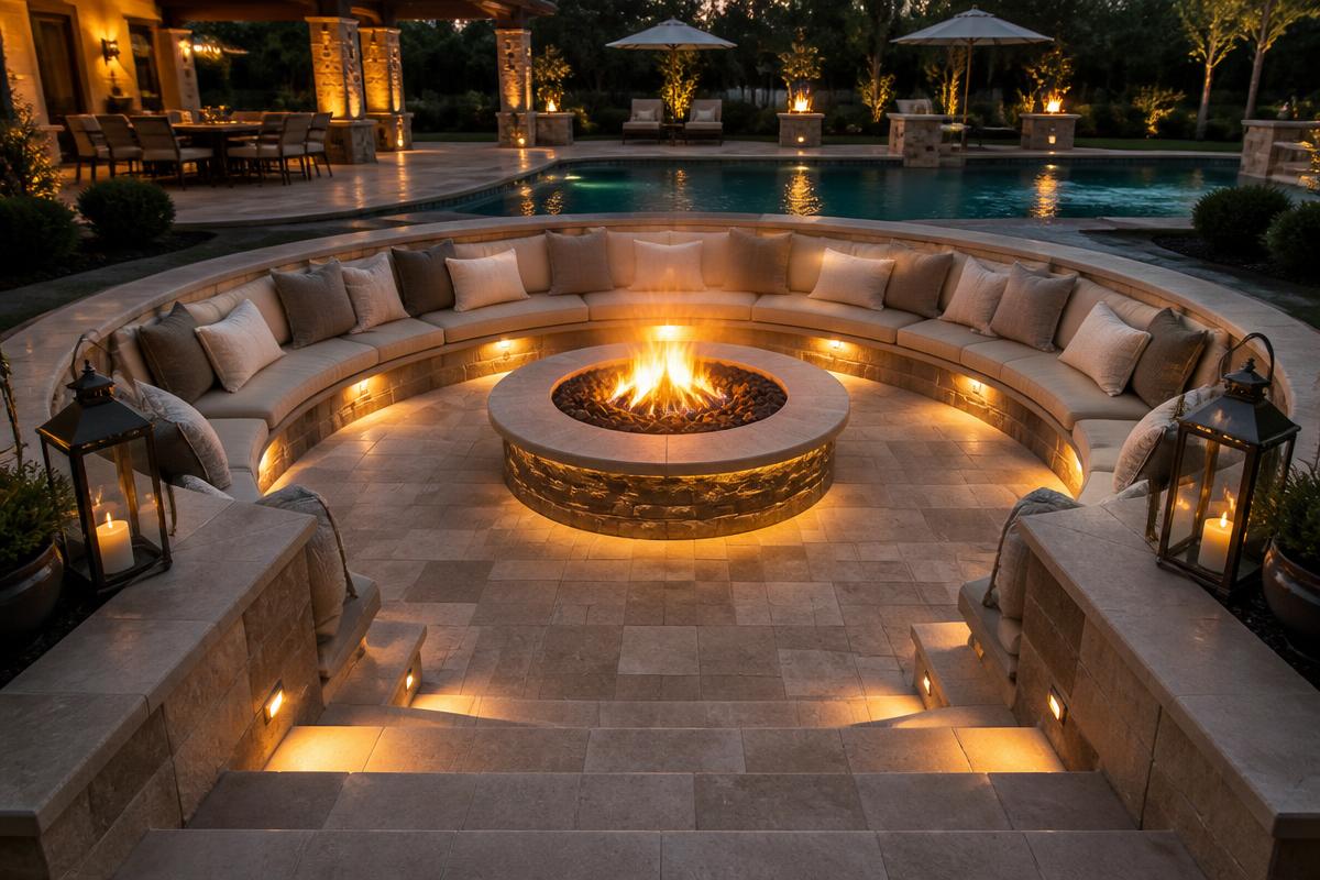 Fireside Lounge — custom pool project in Lake Nona, FL