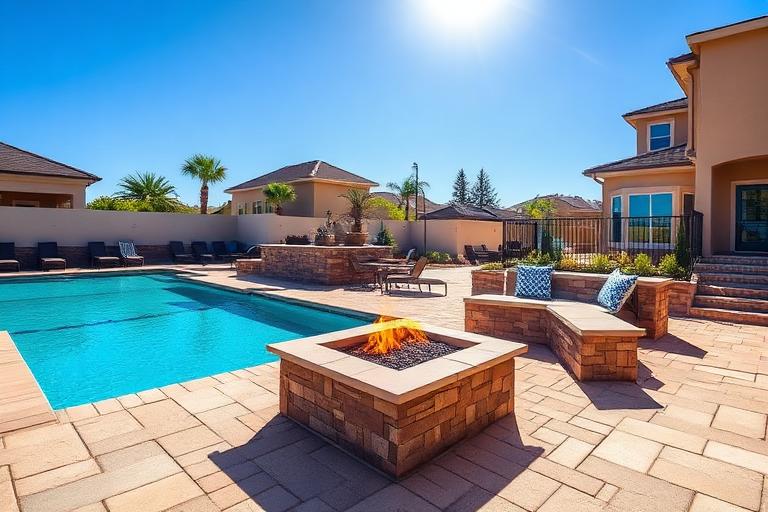 Sunken Fire Pit Lounge