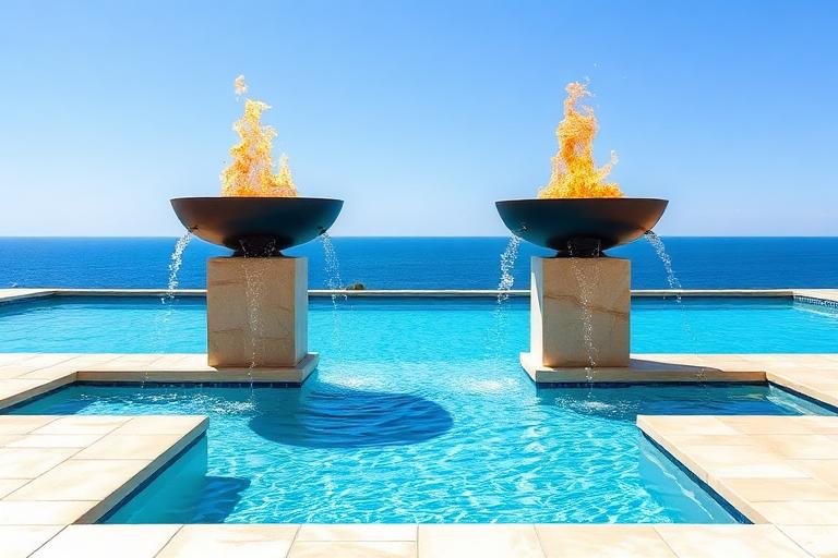 Fire & Water Bowls (Pair)