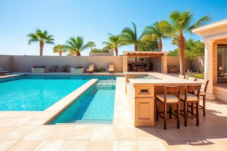 Swim-Up Bar & Stools